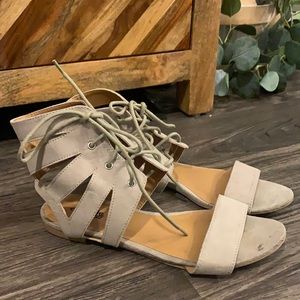 LOVE these tie up Sandals!